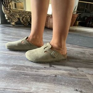 Birkenstock Bostons Taupe